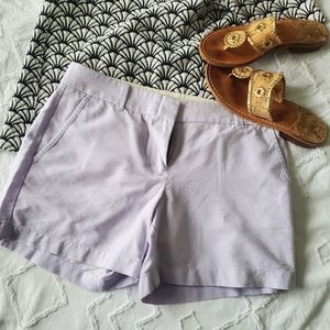 J. CREW Lavender Chino Shorts